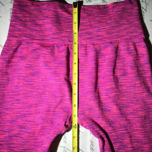 Pink Yoga Pants Narrow Cuff Petite L - Picture 6 of 11